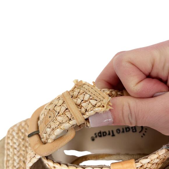 BareTraps Tracie Espadrille Braided Wedges Sz 6 - Picture 6 of 12